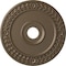 Ekena Millwork Wreath Ceiling Medallion (Fits Canopies up to 6"), 21 1/8"OD x 3 5/8"ID x 7/8"P, Warm Silver CM21WRWSS - alternate 1
